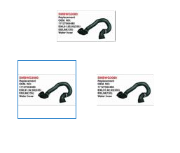 BMW 3 SERIES E90 WATER HOSE OUTLET RADIATOR 335 N54 64480 05-11