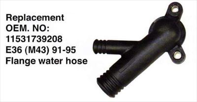 BMW 3 SERIES E36 WATER HOSE FLANGE 4CYL 39208 EARLY MODEL, 92-94