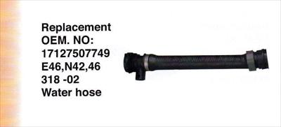 BMW 3 SERIES E46 WATER HOSE 1.8 07749 LATE MODEL, 01-04