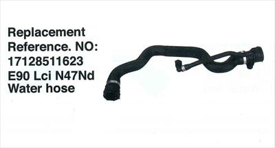 BMW 3 SERIES E90 WATER HOSE INLET RADIATOR 320D/N47N 11623 LATE MODEL, 09-11