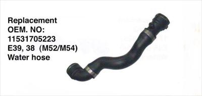 BMW 5 SERIES E39 WATER HOSE INLET RADIATOR 2.3/5/8/3.0 05223 A GRADE, 96-02