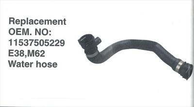 BMW 5 SERIES E39 WATER HOSE OUTLET RADIATOR 4.0 05229 96-02