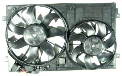 VW PASSAT 7 FAN ASSEMBLY, RADIATOR+AIRCONDITION, 1.9D/2.0 E3 05-10 >GOLF MK5 >GOLF MK6 >A3 MK2 >CADDY MK2 >CADDY MK3 EARLY >JETTA MK5 >SCIROCCO