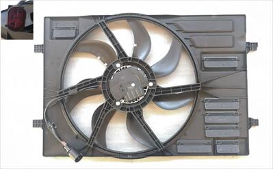 VW PASSAT 9 FAN ASSEMBLY, RADIATOR+AIRCONDITION, 2.0D E3 15-19 >GOLF MK7 >A3 MK3 >GOLF SV >TIGUAN MK2 >ARTEON