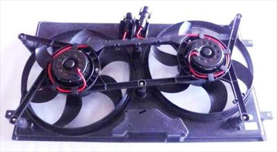 VW TRANSPORTER/CARAVELLE T4 FAN ASSEMBLY, RADIATOR+AIRCONDITION, 2.5D/2.8 99-03