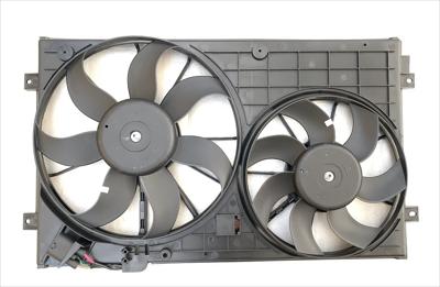 VW CADDY FAN ASSEMBLY, RADIATOR+AIRCONDITION, 1.6 LATE MODEL, E3 16-21 >GOLF MK5 >GOLF MK6 >JETTA MK6 >A3 MK2 >TIGUAN MK1 >JETTA MK5