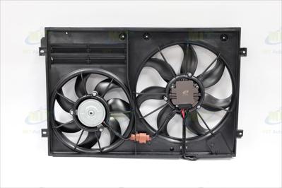 VW TOURAN FAN ASSEMBLY, RADIATOR+AIRCONDITION, 1.4T/2.0D E3 10-15 >GOLF MK5 >GOLF MK6 >A3 MK2 >TIGUAN MK1 >PASSAT MK7 >PASSAT MK8 >CC >JETTA MK5
